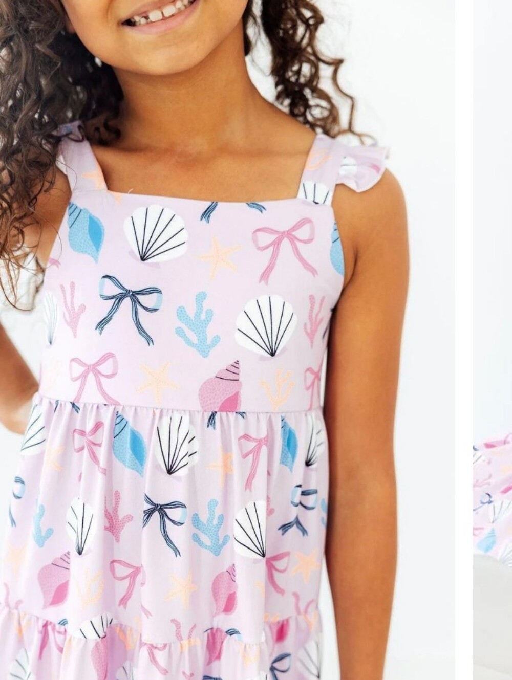 @ MILA & Rose Beachside Bows And Ruffles Maxi Dress Girls Size 9-10